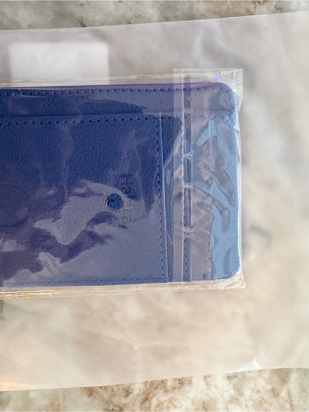 Halara Blue Cardholder Wallet